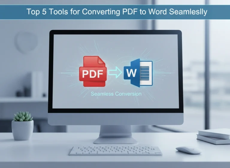 Top 5 Tools for Converting PDF to Word Seamlessly