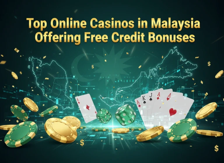 Top Online Casinos in Malaysia Offering Free Credit Bonuses