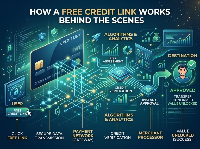 How a Free Credit Link Works Behind the Scenes